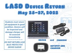 Student Device Return - May 25, 2022